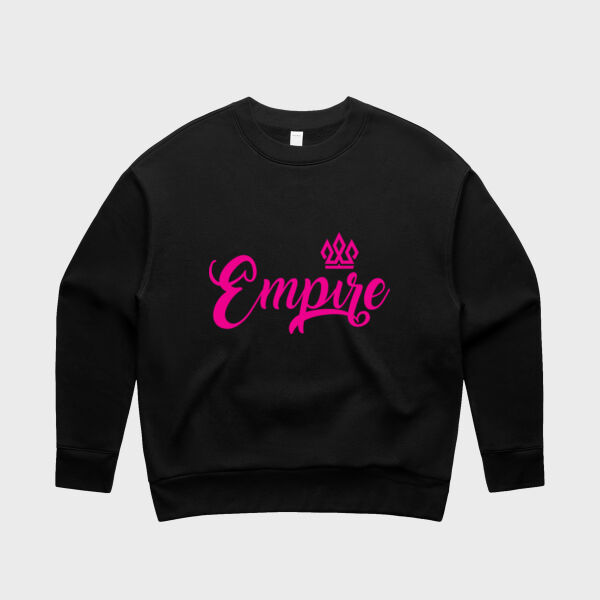 Womens Empire Pink Relax Fit Crew Thumbnail